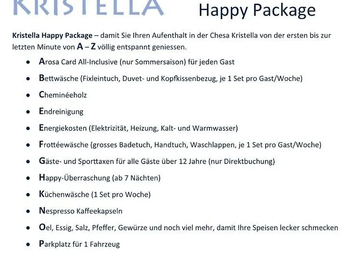 Chesa Kristella * Arosa